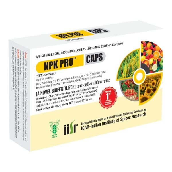 🌱 NPK Pro: Smarter Crop Nutrition That Builds Yields, Soil & Carbon Value In today’s farming reality, productivity alone is not enough. The future belongs to practices that increase yield, protect soil, and reduce environmental impact. NPK Pro is a next-generation bio-fertilizer capsule 100% Chemical Free designed to deliver balanced N–P–K nutrition naturally, while supporting soil health, carbon efficiency, and sustainable agriculture goals.